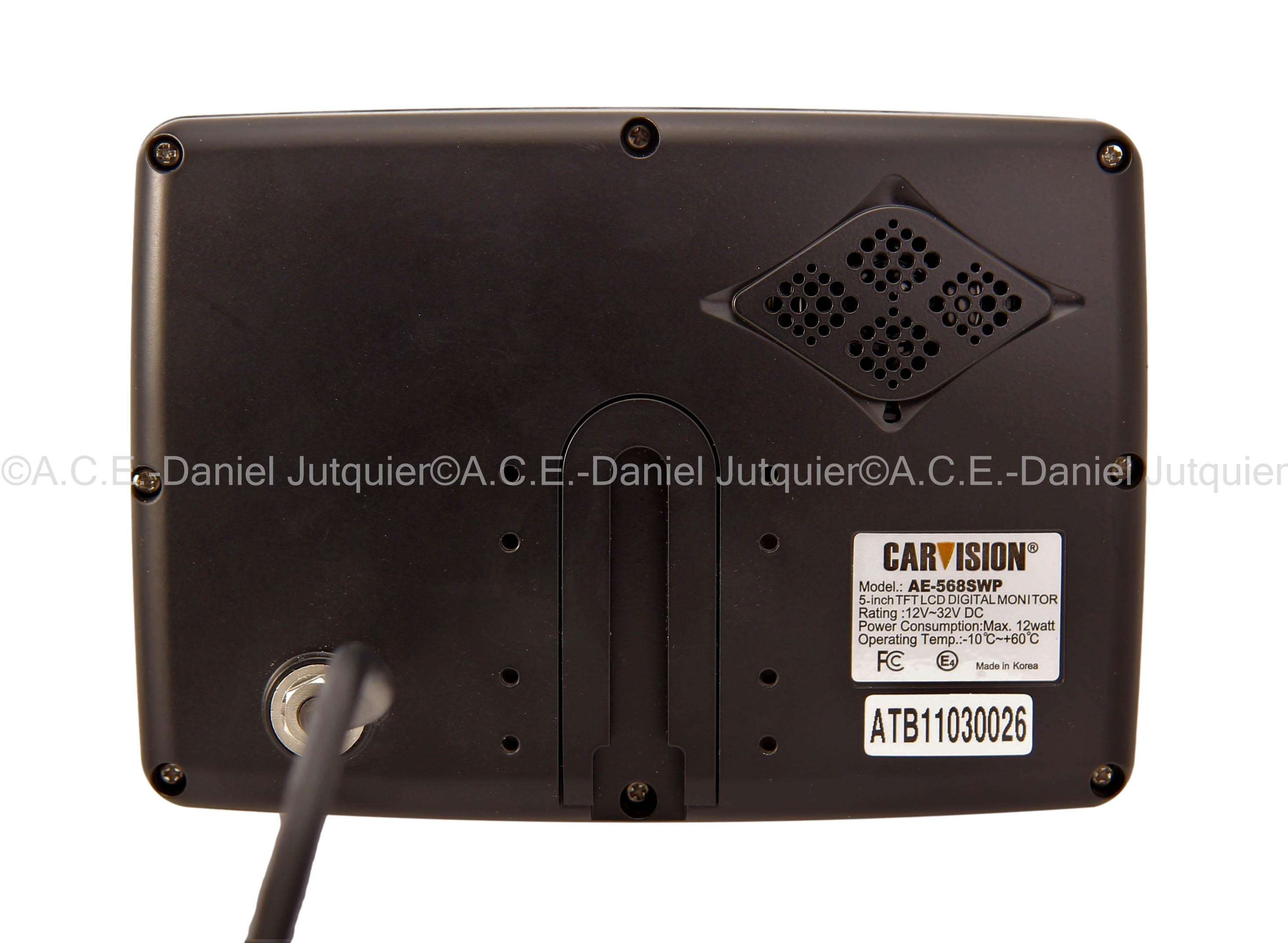 Farbmonitor Carvision 69 Ansicht hinten,aceurope.at