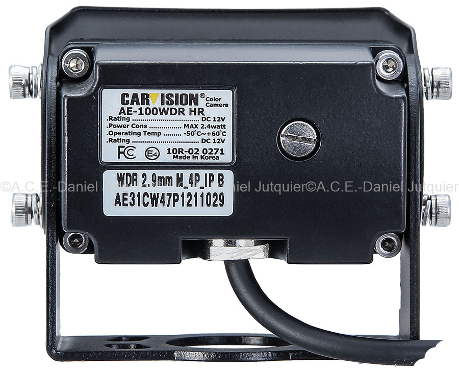 Kamera Carvision AE100 PHR/NHR Ansicht hinten,aceurope.at